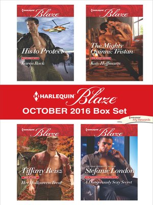 cover image of Harlequin Blaze October 2016 Box Set